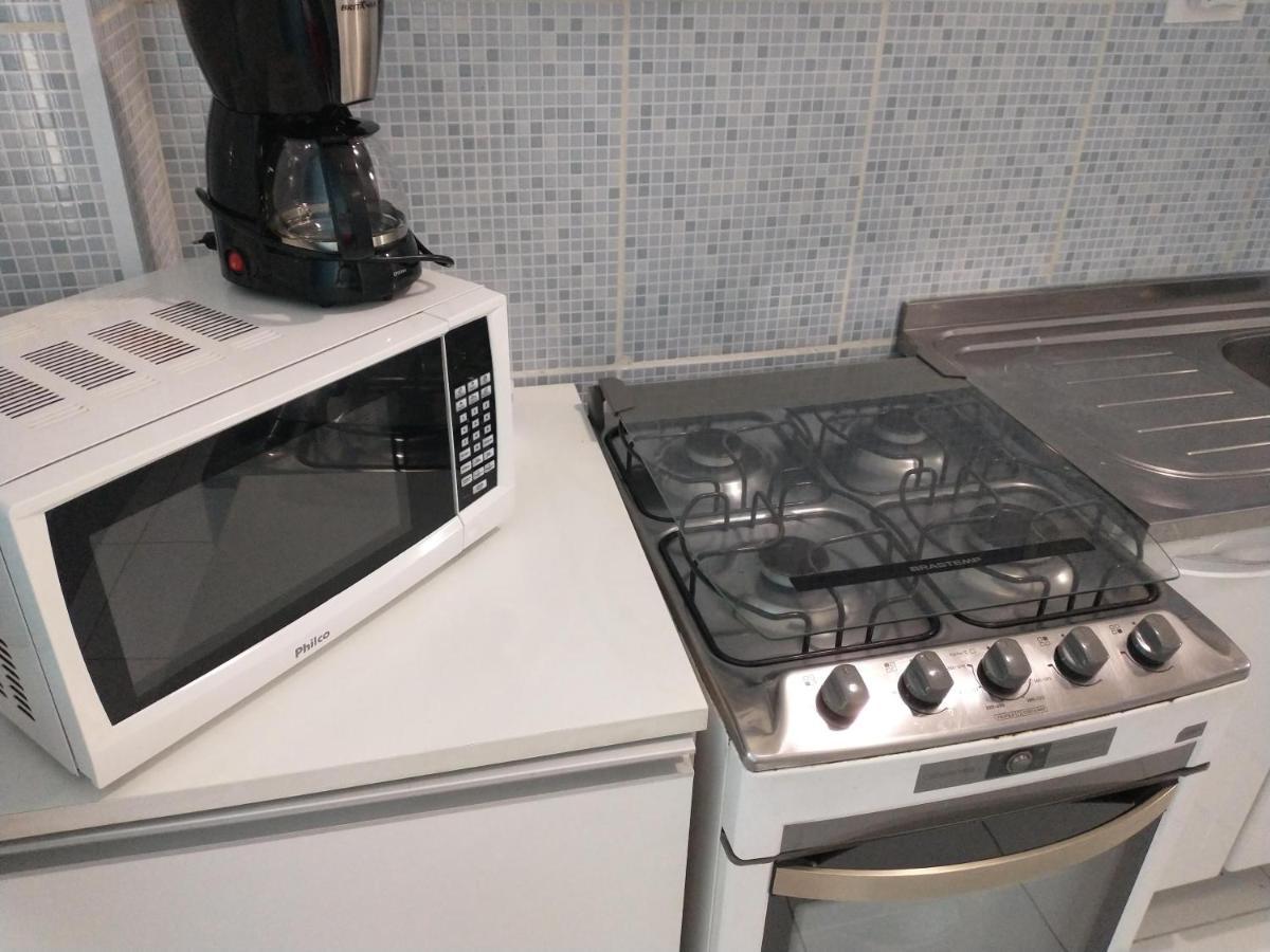 Apto em Santos, Condomínio Frente ao Mar, Garagem, Internet 250MB, Wifi e Netflix Grátis, Smart TV, 1 Dorm Santos  Esterno foto