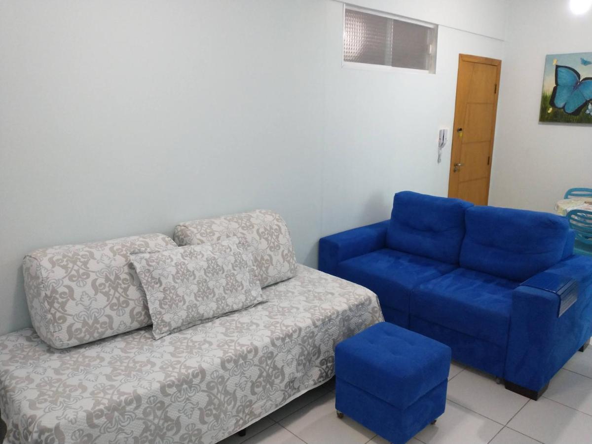 Apto em Santos, Condomínio Frente ao Mar, Garagem, Internet 250MB, Wifi e Netflix Grátis, Smart TV, 1 Dorm Santos  Esterno foto