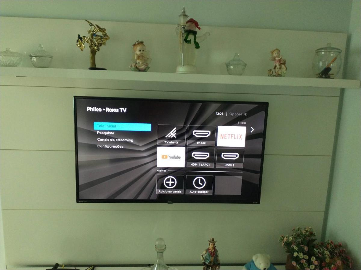 Apto em Santos, Condomínio Frente ao Mar, Garagem, Internet 250MB, Wifi e Netflix Grátis, Smart TV, 1 Dorm Santos  Esterno foto